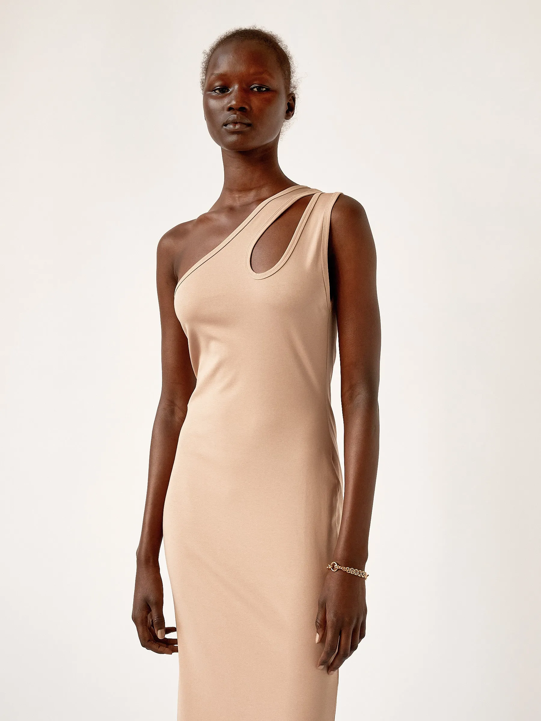 Tear Drop Jersey Dress