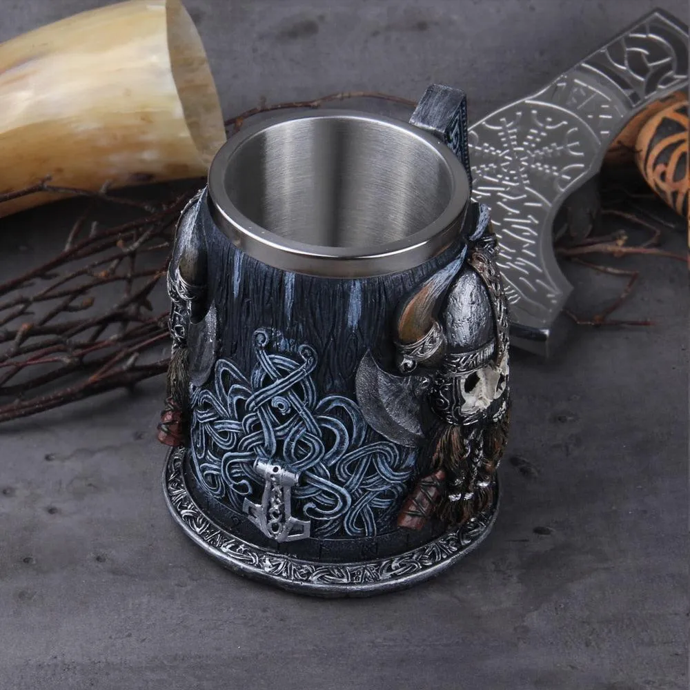 Viking Drinking Mug Thor Hammer