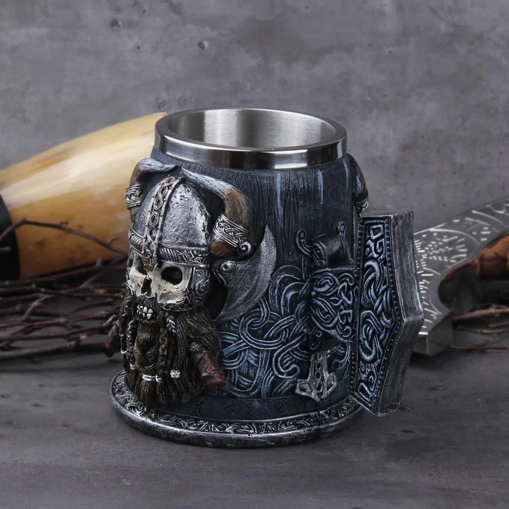 Viking Drinking Mug Thor Hammer