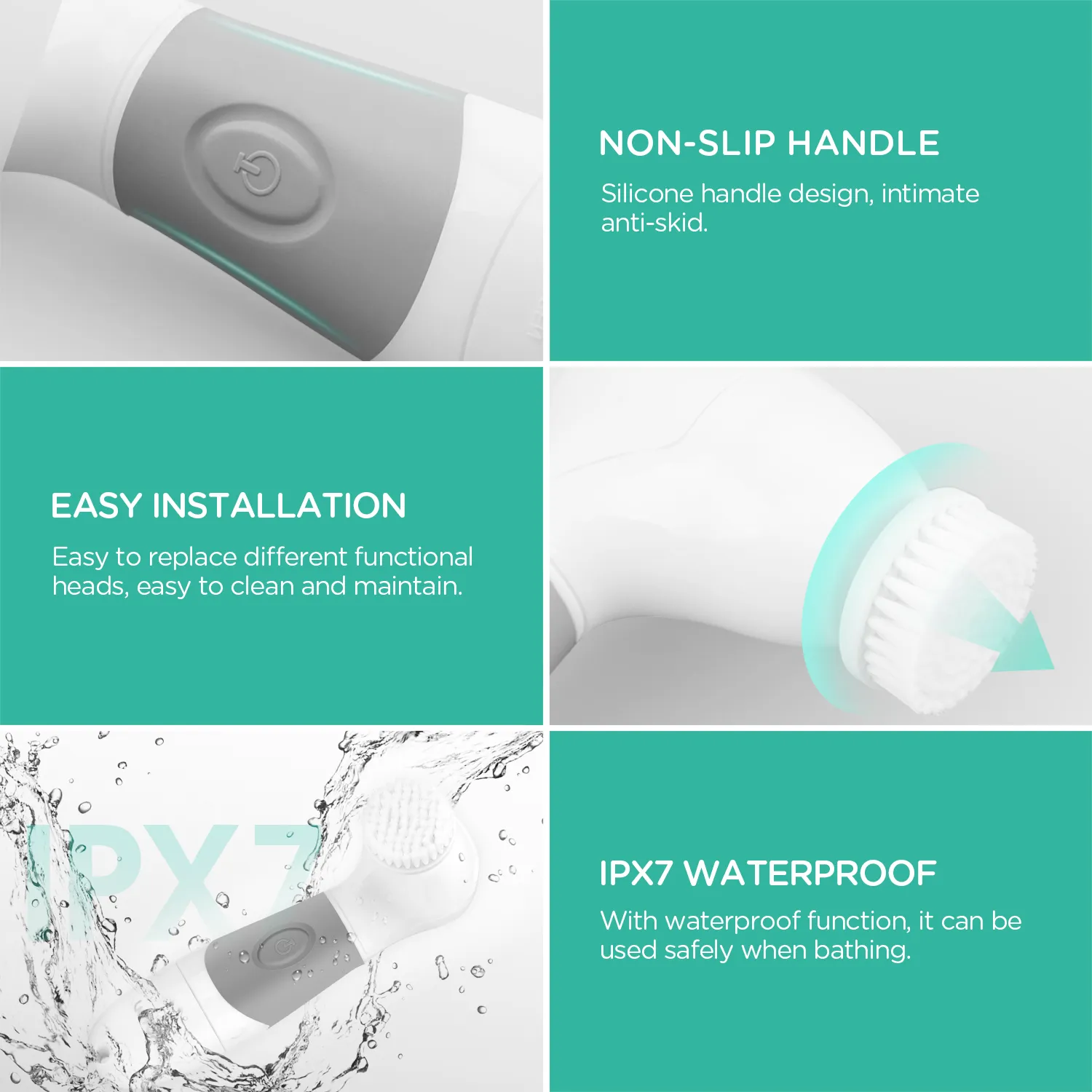 VOYOR Facial & Body Cleansing Brush FB100