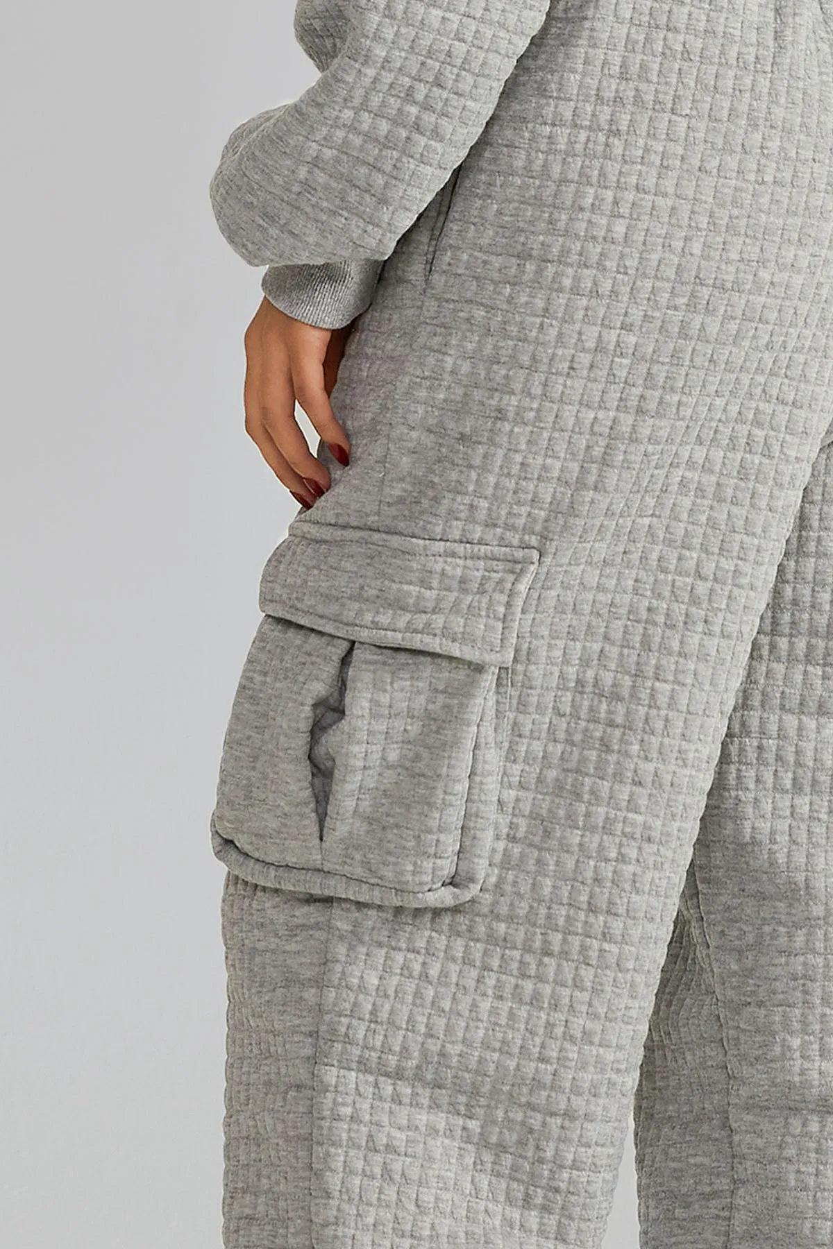 Waffle Capsule Side Pockets Jogger