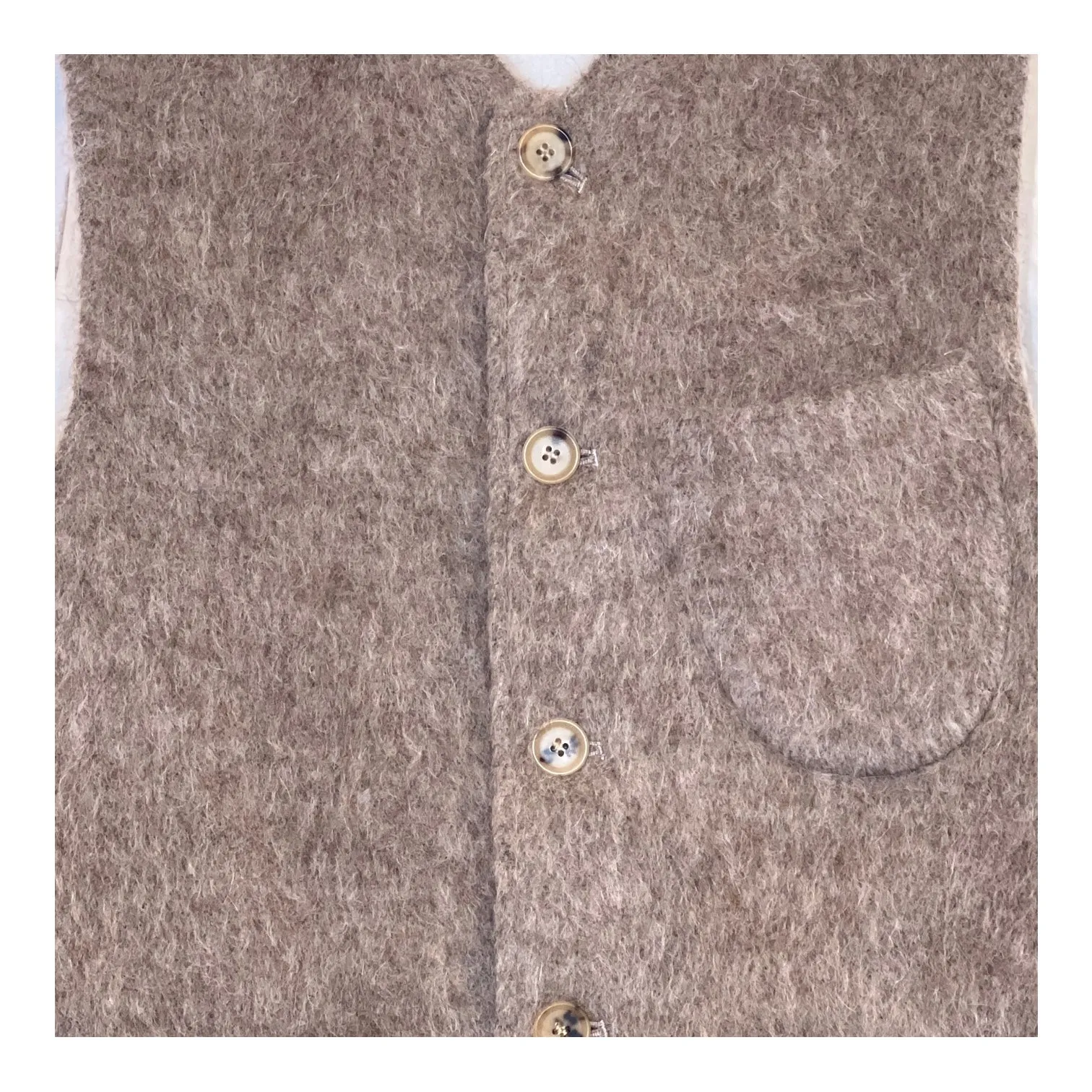 Workhouse County Gilet mohair